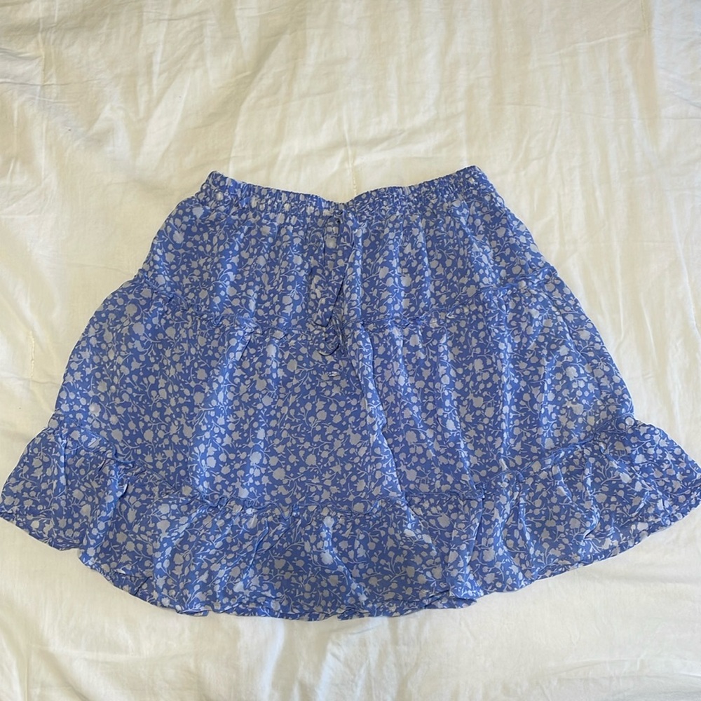 Floral mini skirt